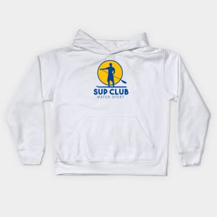 SUP Club in Golden State Colors Kids Hoodie